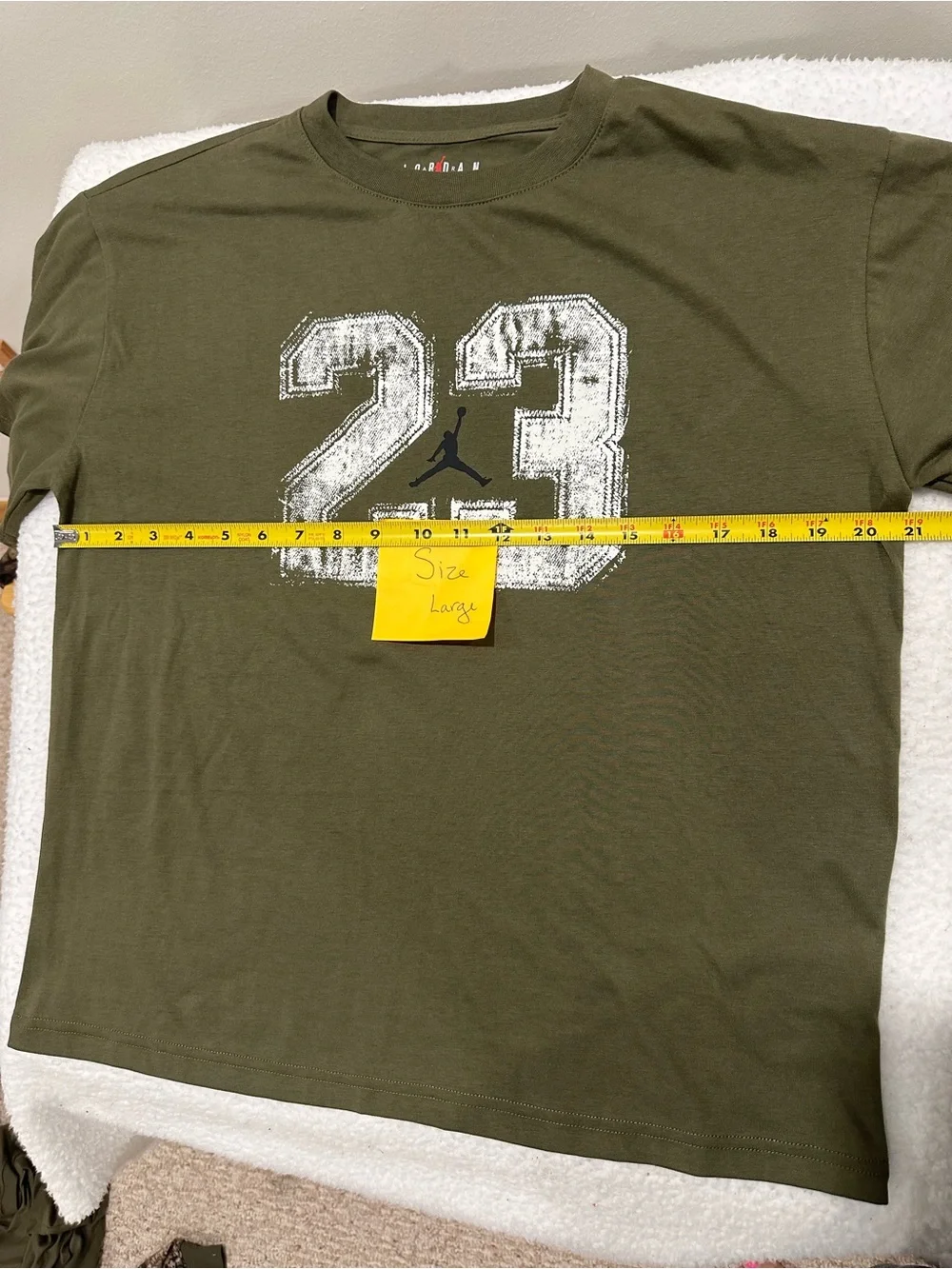 Boy’s Nike Jordan Olive Long-Sleeve Tee